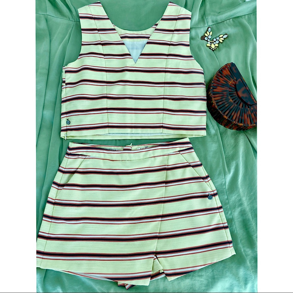 MAISON SCOTCH Set  Cropped Top & Skort pants